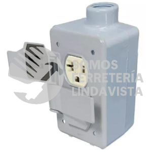 CONTACTO DUPLEX INTEMPERIE 15A 110V CONDULET FS ALUMINIO