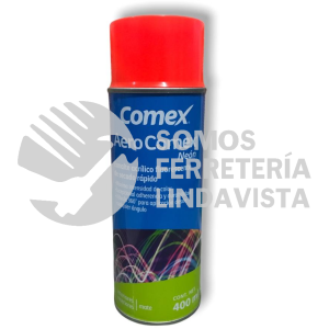 PINTURA AEROSOL MARCA COMEX COLOR NARANJA FOSFORESCENTE