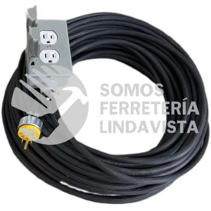 EXT503X10CD EXTENSION USO RUDO 50 METROS CALIBRE 10 CONTACTOS DOBLE 3X10