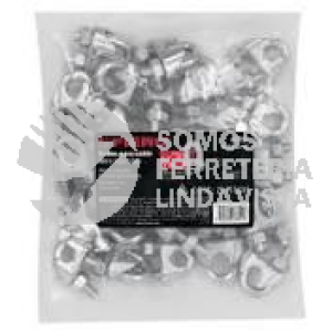 40707 NUDO-5/16G BOLSA CON 25 NUDOS (PERROS) DE HIERRO PARA CABLE DE 5/16