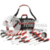 JE28 JUEGO COMBINADO DE HERRAMIENTA PARA ELECTRICISTA EN MALETA, 27 PIEZAS URREA