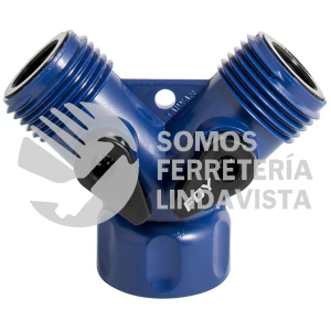 VALY01P ADAPTADOR PARA MANGUERA DE RIEGO EN "Y" DE PLASTICO 11 X 7CM FOY