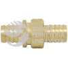 130373 CONECTOR PARA MANGUERA DE RIEGO DE LATON, 5/8" MACHO-HEMBRA SURTEK