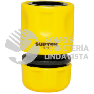 130335 JUEGO DE CONECTORES PARA MANGUERA DE RIEGO CON SISTEMA CLICK 3/4" GHT, 2 PIEZAS SURTEK