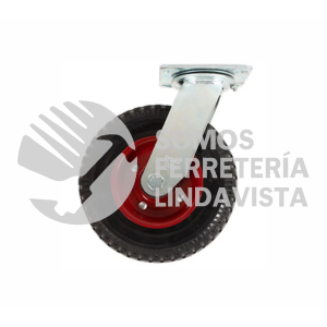 ZF5226 RODAJA DE HULE SÓLIDO GIRATORIA 8" DOGOTULS