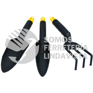 130255 JUEGO COMBINADO DE HERRAMIENTA PARA JARDINERIA, 3 PIEZAS SURTEK