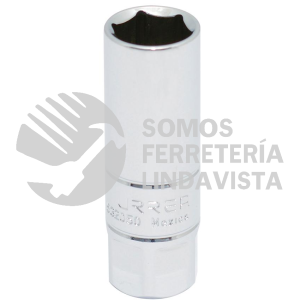 532050 DADO EN PULGADAS CUADRO DE 1/2" PARA BUJIA CON NEOPRENO, 5/8" URREA