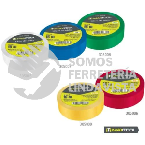 305009 CINTA DE AISLAR AMARILLO 19MMX15M AKSI