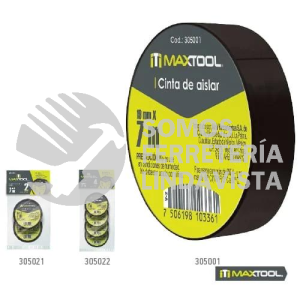 305022 CINTA DE AISLAR 19MM X 7 MT 4PACK AKSI