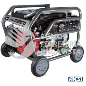 197513 GENERADOR GASOLINA 8000W CON ARRANQUE AUTOMATICO INDUSTRIAL AKSI
