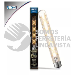 122121 FOCO VINTAGE AMPOLLETA X4 8W, DIMEABLE 28X225 AKSI