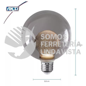 122171 FOCO GLOBO BLACK AND WHITE 3W AKSI