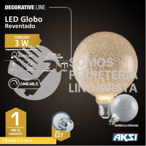 122172 FOCO GLOBO REVENTADO 3W AKSI