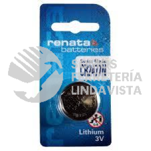 PILA (BATERIA) 3V LITIO 950 MAH CR2477N RENATA