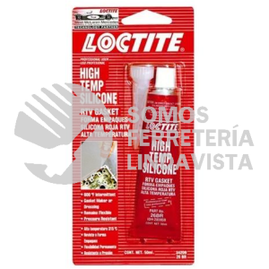 285956 SILICON ROJO FORMADOR DE JUNTASRTVALTAS TEMPERATURAS 70ML LOCTITE