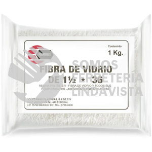 FIBRA DE VIDRIO 1 1/2 CONTENIDO 1 KG