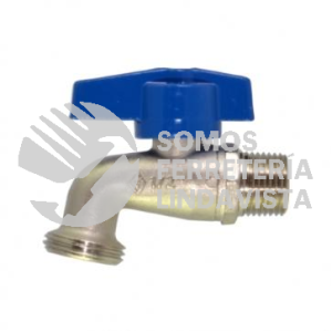 IP-702 LLAVE LAVANDERIA CORTA 1/2" M.N.P.T. X 3/4" N.H. COFLEX