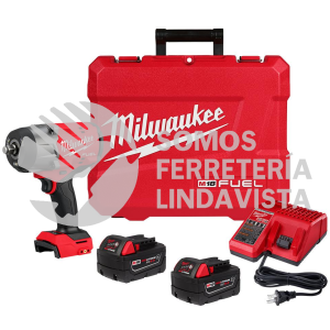 2967-22 KIT DE LLAVE DE IMPACTO DE ALTO TORQUE M18 FUEL  DE 1/2 CON ANILLO DE FRICCION MILWAUKEE
