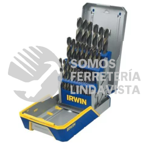 3018005 JUEGO DE BROCAS DE ACERO DE ALTA VELOCIDAD, 29 PIEZAS IRWIN