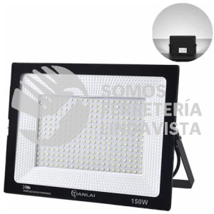 R28W150 REFLECTOR LED 150W ILUMINA 1500W TIANLAI ULTRA BRILLANTE COLOR DE LA CARCASA NEGRO