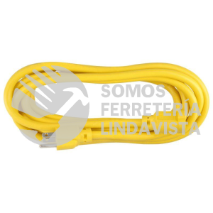 EEX30 EXTENSION ELECTRICA USO EXTRA RUDO ATERRIZADA COLOR AMARILLO, 30 M SURTEK