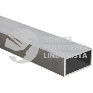 1472901N3 REGLA DE ALUMINIO TUBO CUADRADO 4"X1 3/4"X3MTS