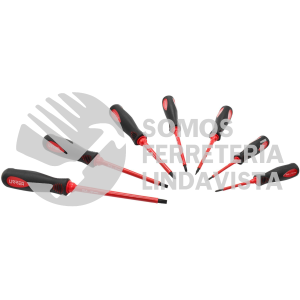 9700BV JUEGO DE DESTORNILLADORES CON MANGO BIMATERIAL 1000 V COMBINADOS, 7 PIEZAS URREA