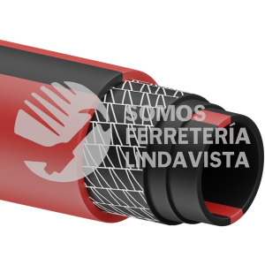 MU58R25 MANGUERA PARA JARDÍN DE 6 CAPAS REFORZADA CON CONECTOR METÁLICO ROBUSTO 5/8", 25 M URREA