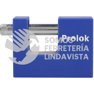 62CA CANDADO DE ACERO CON CUBIERTA PLÁSTICA DE PVC 70 MM, LLAVE ESTÁNDAR PROLOK