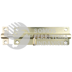PABL4 PASADOR DE SOBREPONER TIPO BARRIL ACABADO LATÓN BRILLANTE, 4 CM LOCK