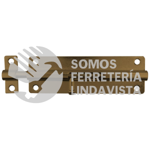 PABA4 PASADOR DE SOBREPONER TIPO BARRIL ACABADO LATÓN ANTIGUO, 4 CM LOCK