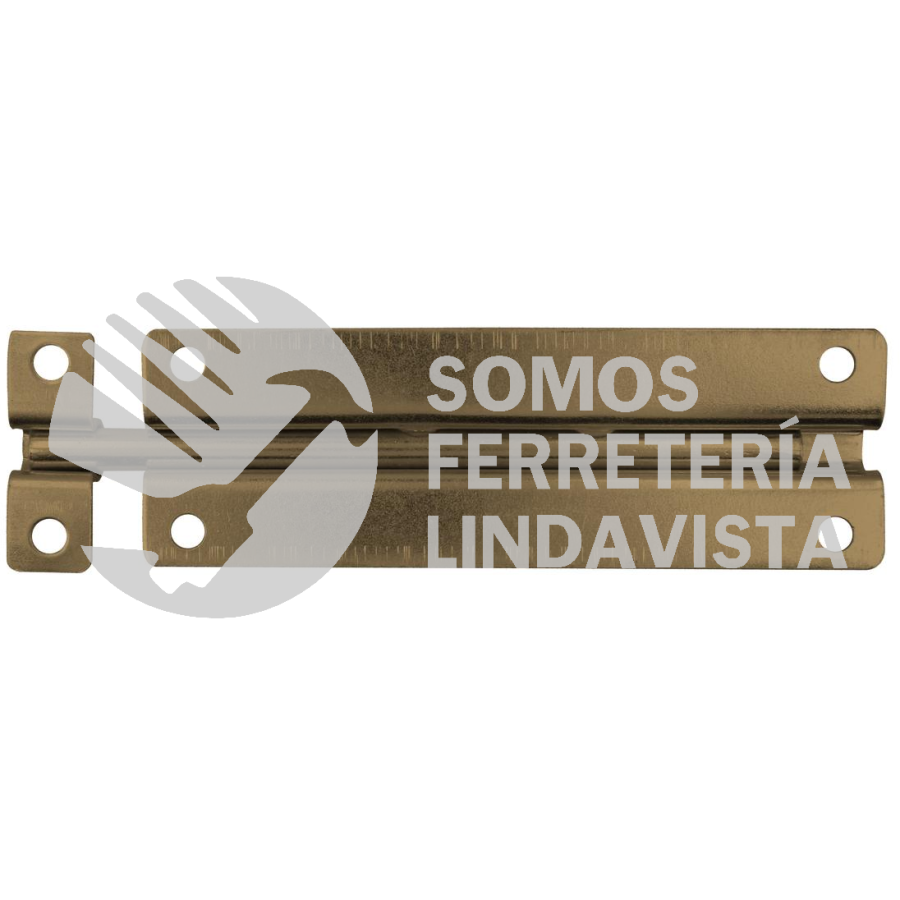 PABA4 PASADOR DE SOBREPONER TIPO BARRIL ACABADO LATÓN ANTIGUO, 4 CM LOCK