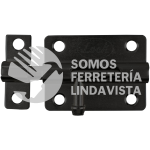 PABN8 PASADOR DE SOBREPONER TIPO BARRIL ACABADO LATÓN NEGRO, 8 CM LOCK
