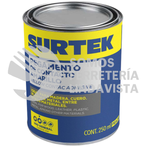 PEA25 PEGAMENTO DE CONTACTO AMARILLO 250 ML SURTEK
