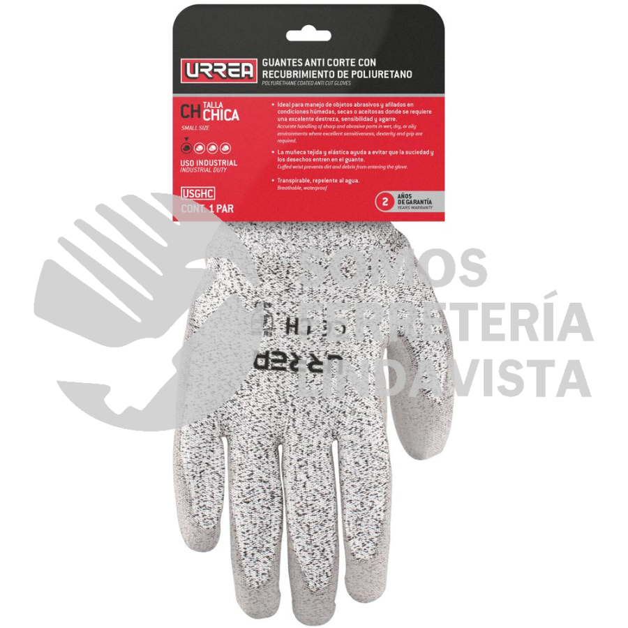 USGHC GUANTE ANTI-CORTE CON RECUBRIMIENTO DE POLIURETANO CH URREA