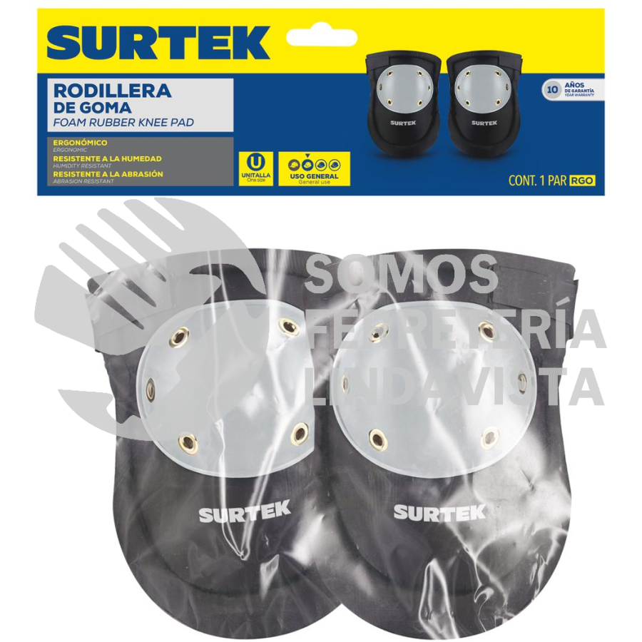 RGO RODILLERAS DE GOMA SURTEK