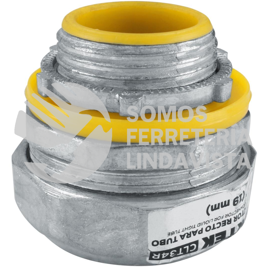 CLT34R CONECTOR RECTO PARA TUBO LIQUID TIGHT 3/4" SURTEK