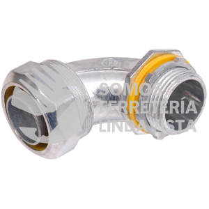 CLT34C CONECTOR CURVO PARA TUBO LIQUID TIGHT 3/4" SURTEK