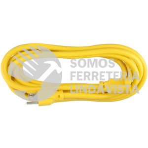 EEX15 EXTENSIÓN ELÉCTRICA USO EXTRA RUDO ATERRIZADA COLOR AMARILLO, 15 M SURTEK