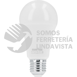 LBC14 LÁMPARA DE LED TIPO BULBO A19, 14 W LUZ CÁLIDA SURTEK