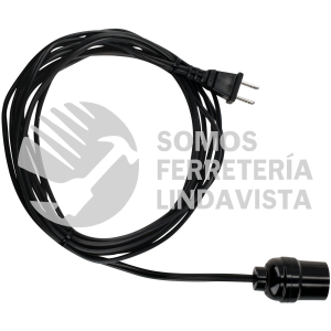 POC4 PORTALÁMPARA CON CABLE DE ALIMENTACIÓN 2 X 18 4 M SURTEK