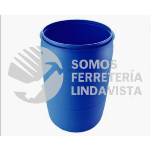 TPA-200-PL TAMBO DE PLASTICO ABIERTO AZUL 200 LTS