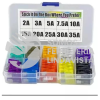KIT DE 100PCS FUSIBLES MINI AUTOMOTRIZ