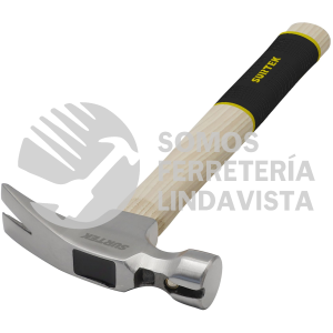 424FG MARTILLO DE UÑA RECTA CON CABEZA FRESADA CON MANGO DE MADERA, 24 OZ SURTEK