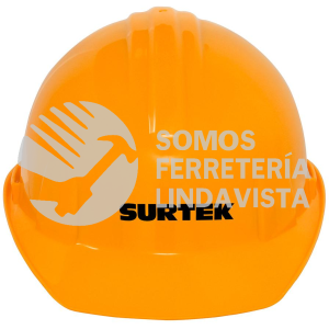 137311 CASCO DE SEGURIDAD CON AJUSTE DE INTERVALOS, COLOR NARANJA SURTEK