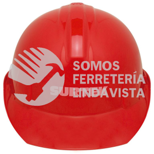 137312 CASCO DE SEGURIDAD CON AJUSTE DE INTERVALOS, COLOR ROJO SURTEK