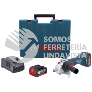 GWS 180-LI ESMERILADORA ANGULAR INALÁMBRICA 4-1/2" 18 V BOSCH