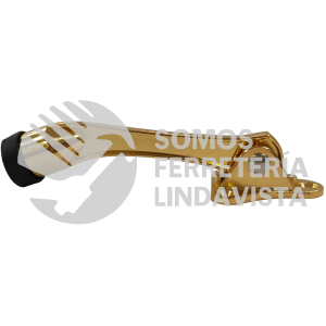 FIJPL FIJAPUERTA TIPO PALANCA ACABADO LATÓN BRILLANTE LOCK