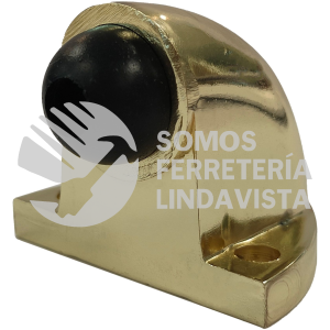 TOPCL TOPE TIPO CODO PARA PUERTA LATÓN BRILLANTE LOCK