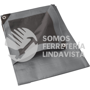 LR3X5 LONA DE POLIETILENO REFORZADA COLOR GRIS, 3 X 5 M SURTEK